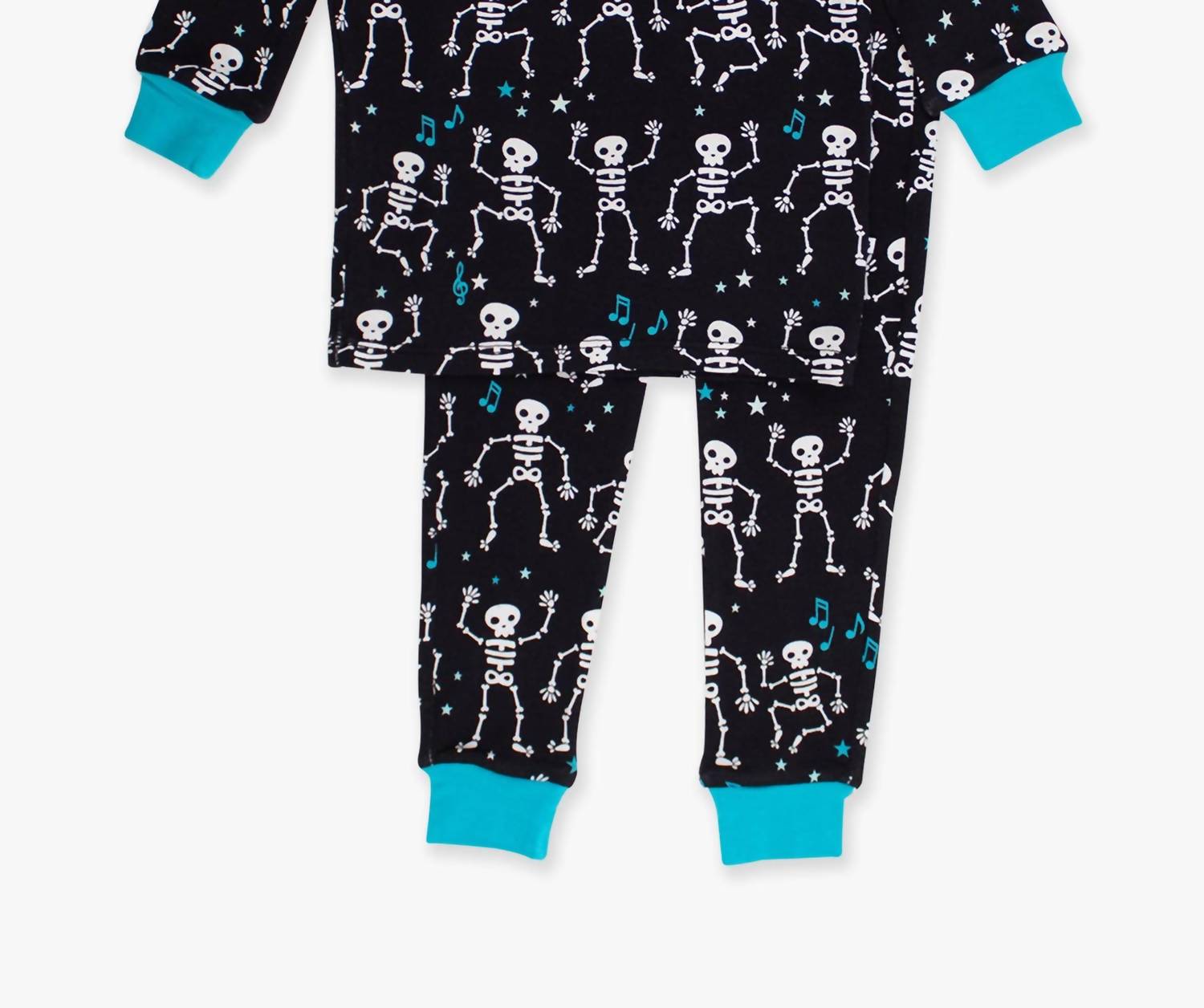 Rufflebutts - Kids Skeleton Boogie Long Sleeve Pajama Set