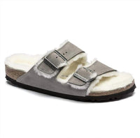 Birkenstock - Women's Arizona Shearling Slipper Sandals - Narrow Width