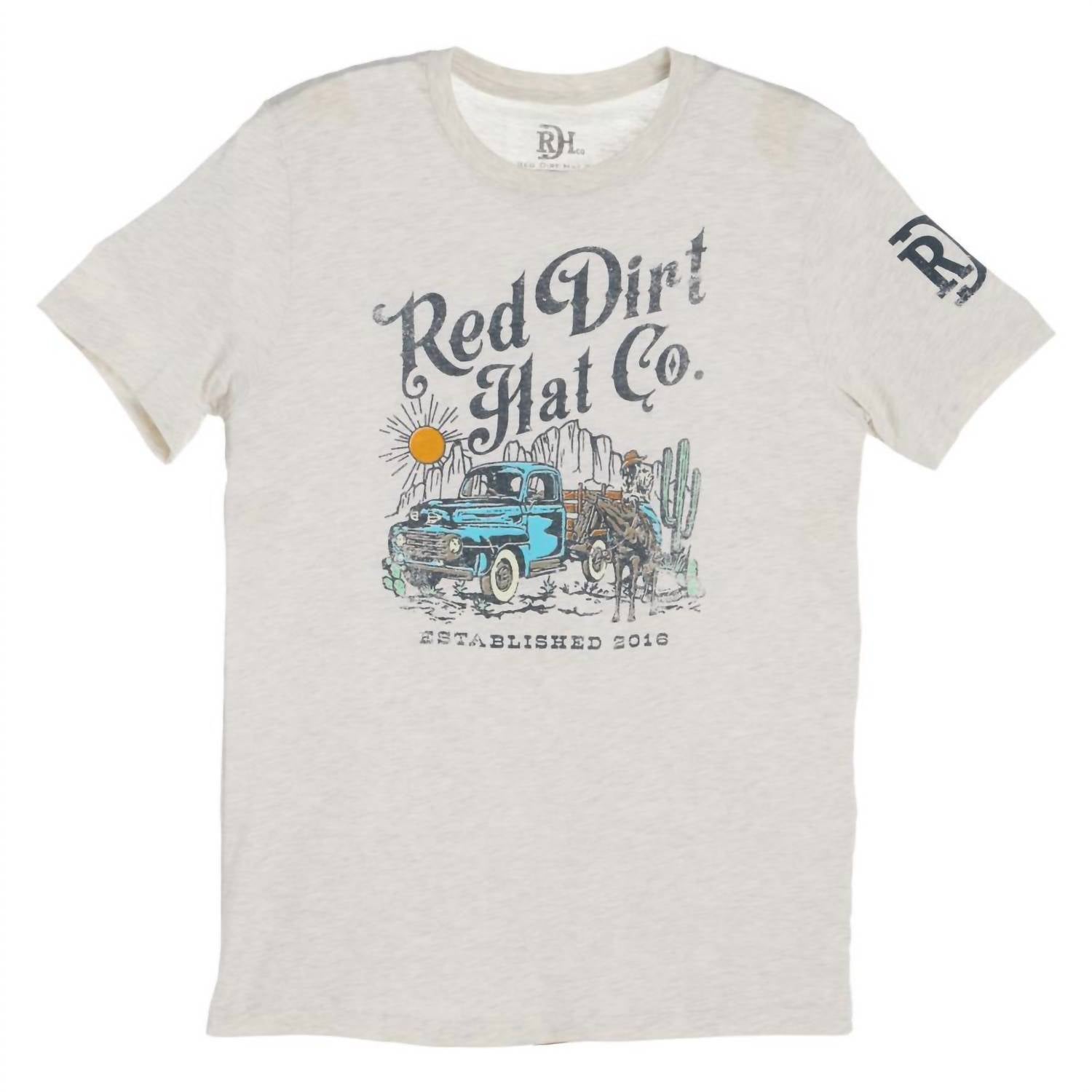 Red Dirt Hat Company - Unisex Rust Bucket Logo Fit T-shirt