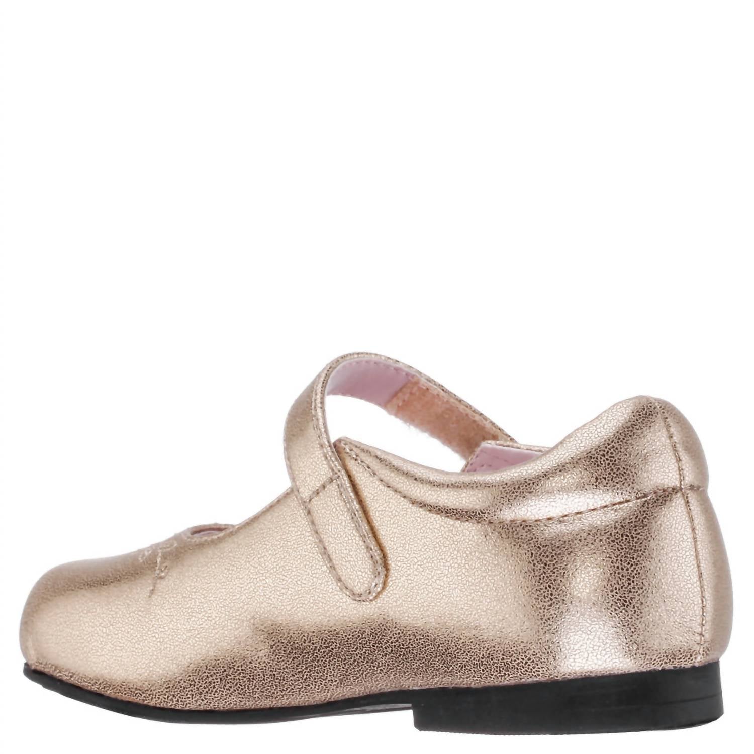Nina Girls Elodee Dress Shoes in platino shimmer - kids' shoe - detail view
