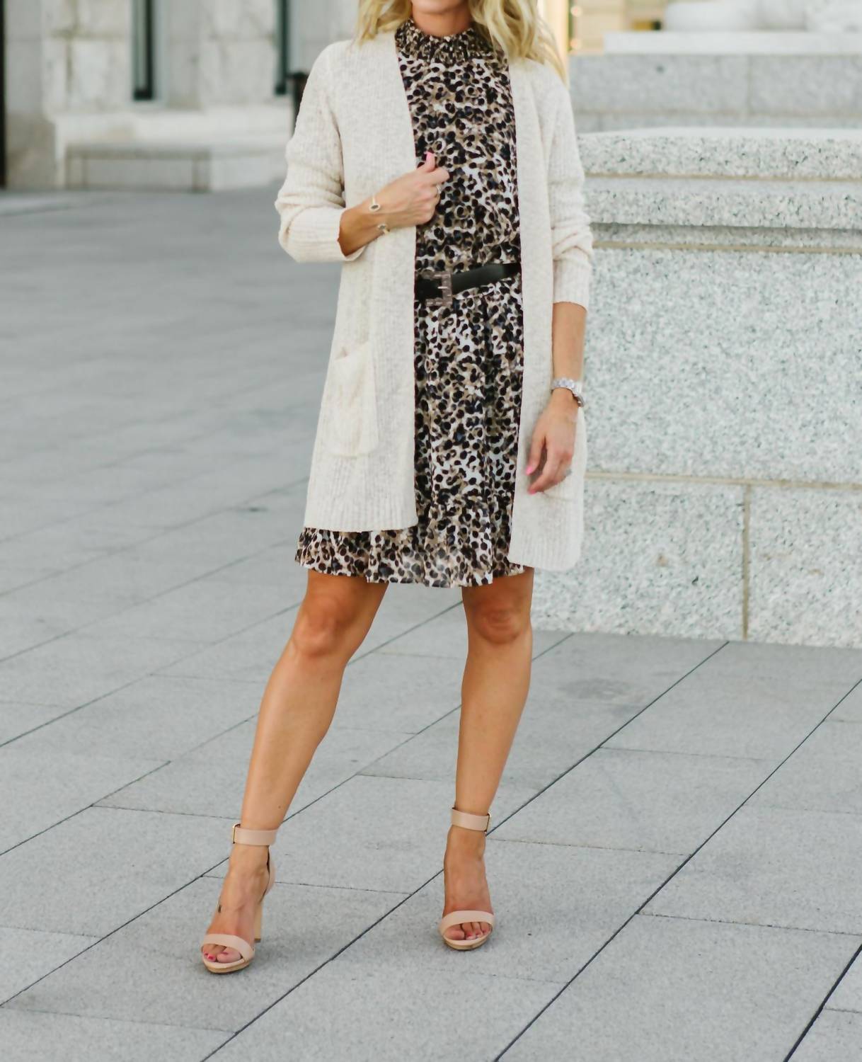 Belle Mock Neck Dress