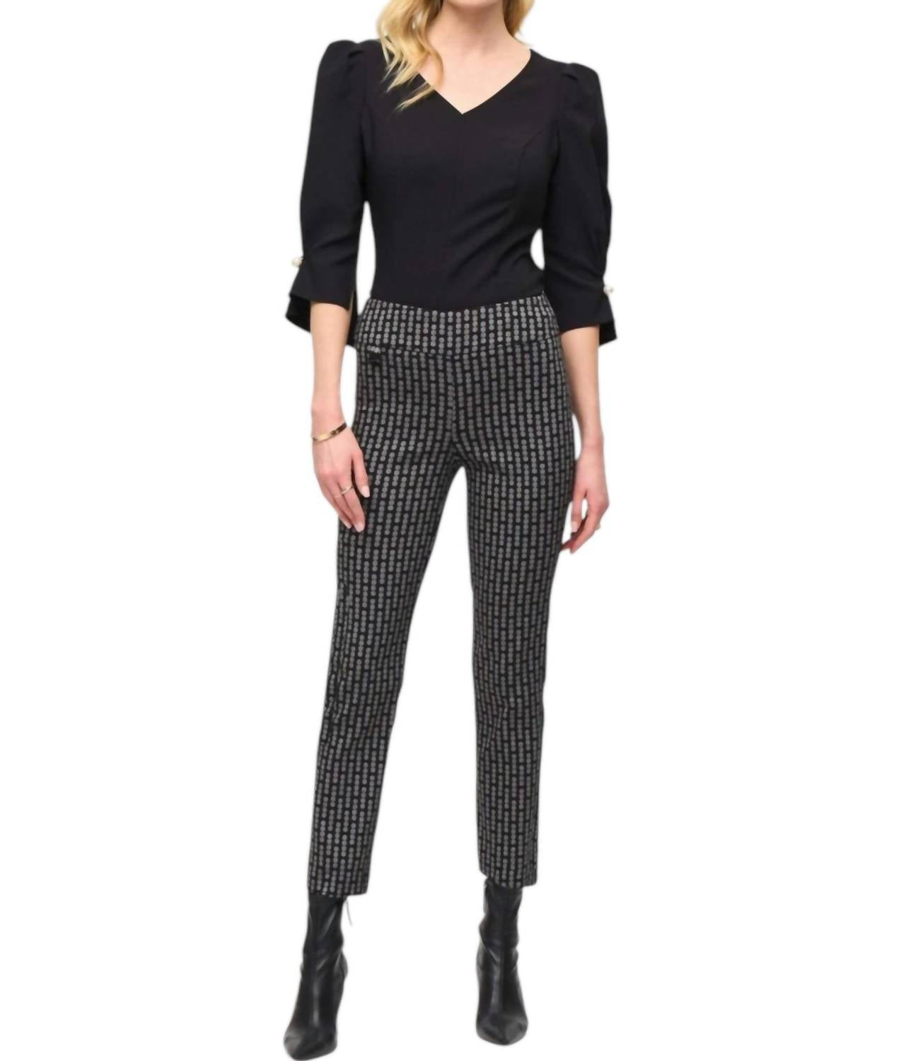 Joseph Ribkoff - Geometric Pattern Pant