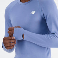 New Balance Men's Qspeed 1ntro Long Sleeve in myl - men's long sleeve top - view 5