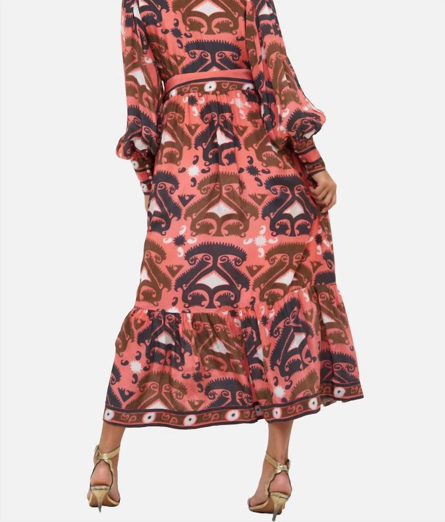 Oliphant - Uzbek Shirt Waist Maxi Dress