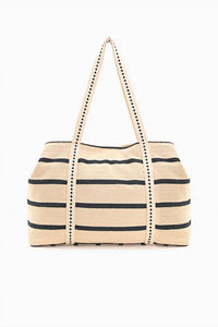 AMERICA & BEYOND Women's Tropic Like It's Hot Tote Bag in beige - women's bag - alternate view