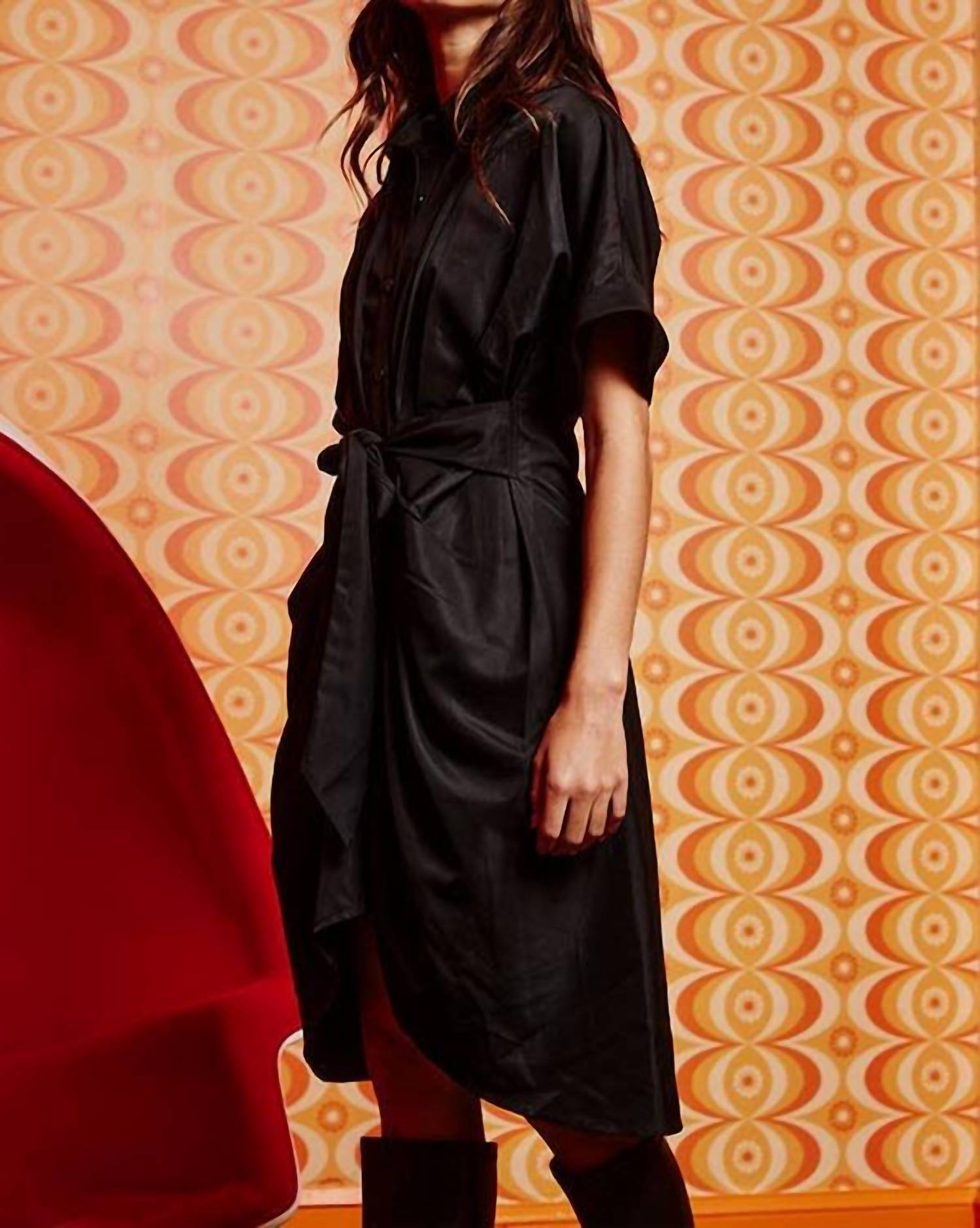 Bucketlist - Tammy Tulip Hem Shirt Dress