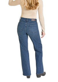 Rock & Roll Denim - Clasp Detail Relaxed Flare Jeans