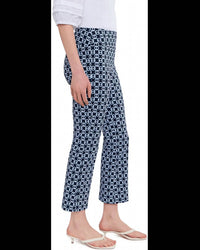 Elliott Lauren - Elastic Waist Pull On Boot Cut Pants