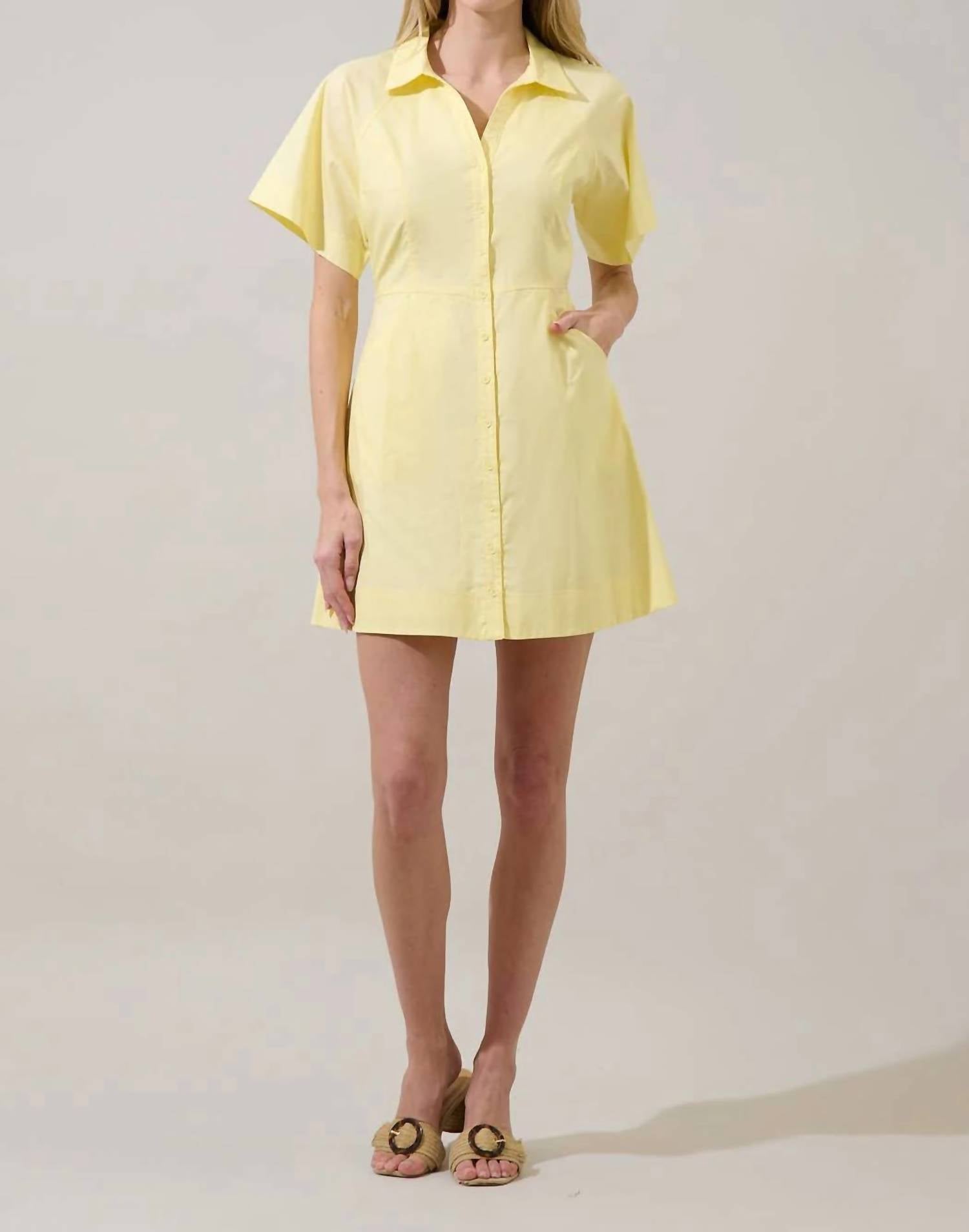 Sugarlips - Durella Button Down Mini Dress