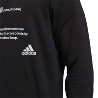 adidas Men's Definition Basketball Hoodie in black - men's shirt - view 6