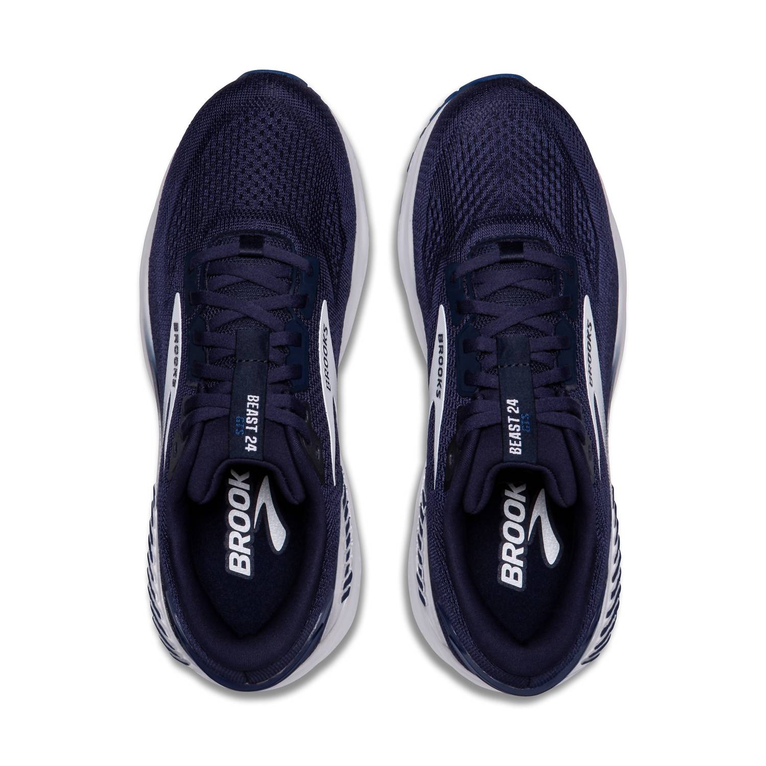 BROOKS Men's Beast V24 Running Shoes in navy - men's shoe - detail view