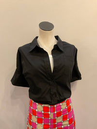 Elan - Women's Ellie Button Front Top