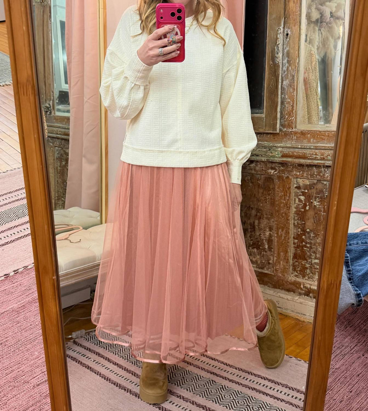 Wishlist - Tulle Midi Skirt