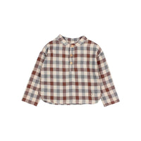 Búho Rafael Check Shirt in multi - kids' shirt - detail view