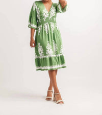 Papillon - SMOCKED WAIST DRESS WITH POCKETS