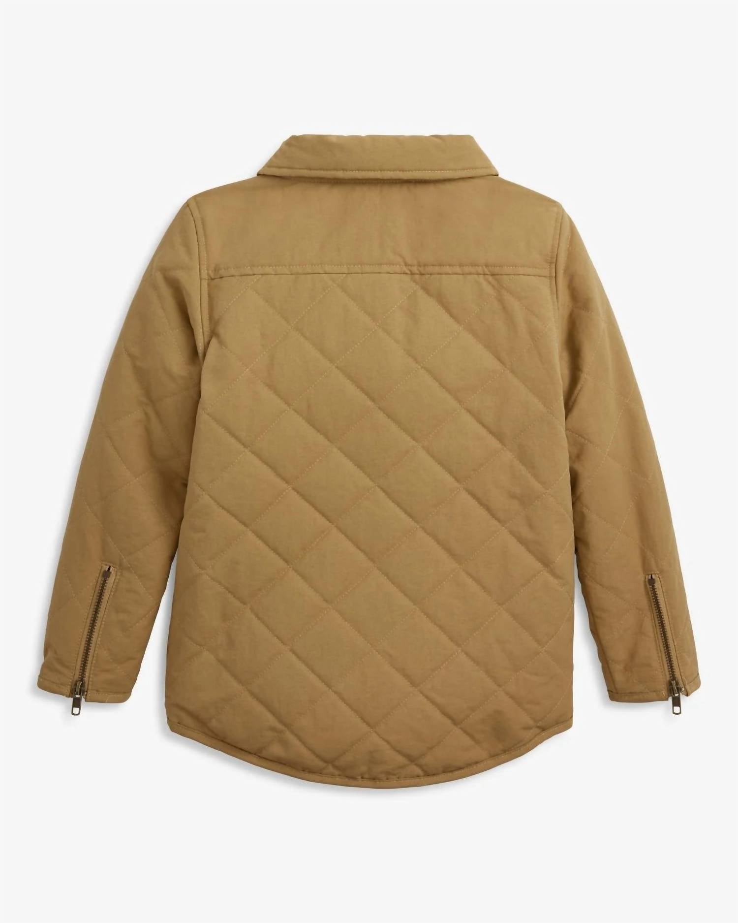 Appaman Flight Quilted Jacket in khaki - item - alternate view