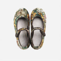 Papanatas - Girls Floral Mary Jane Shoes