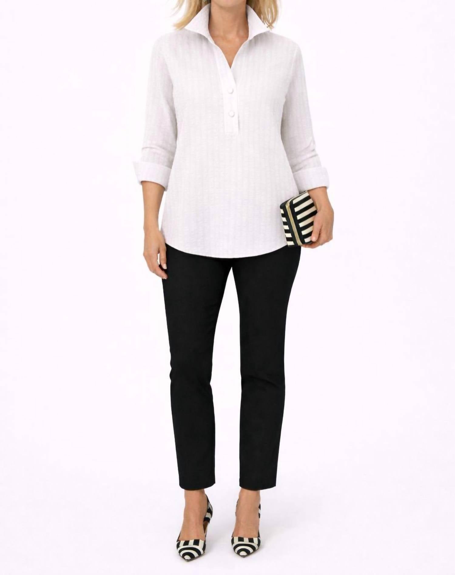 J'Envie/Eli - Delphine Collared Blouse