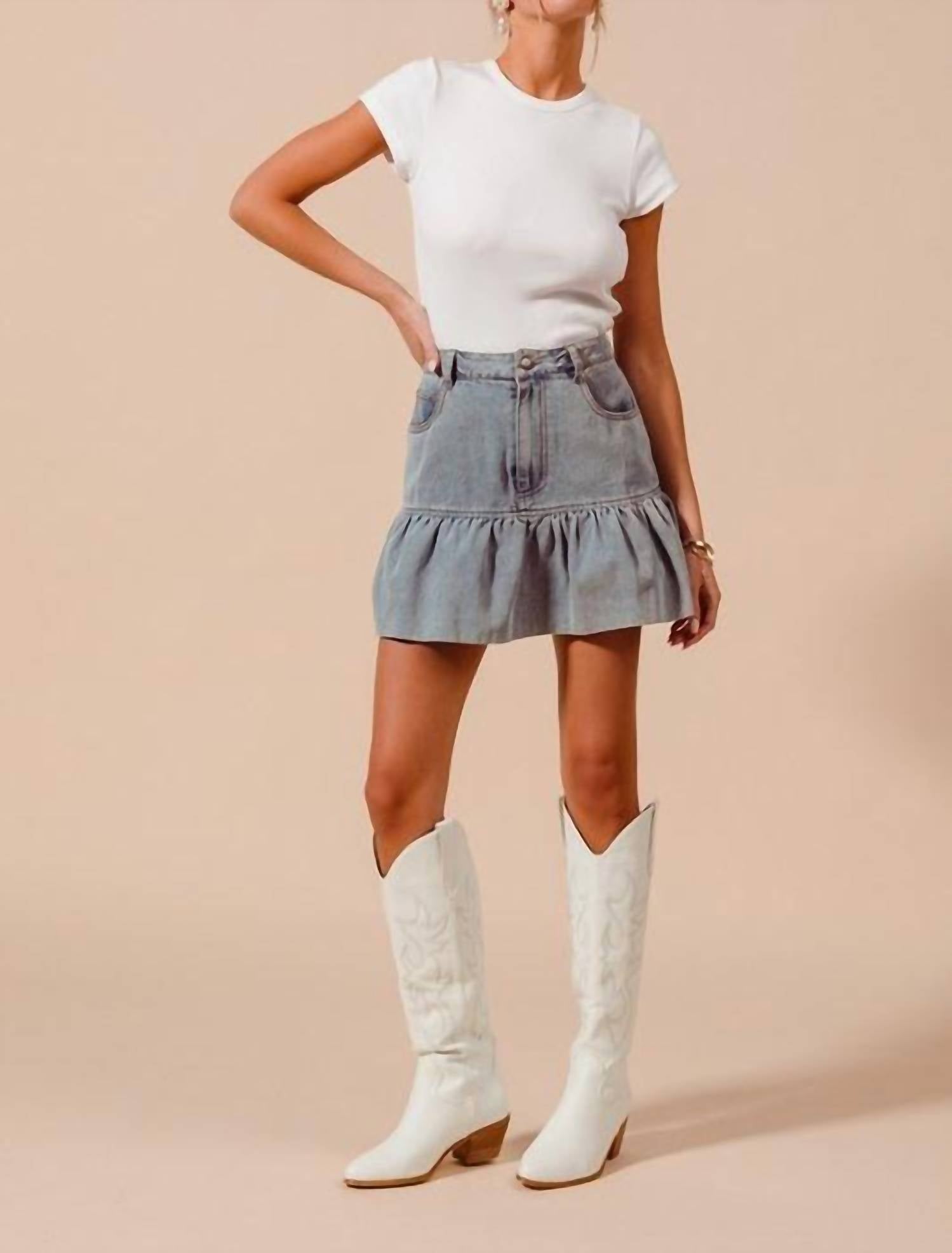 So Me - Dallas Ruffled Skirt