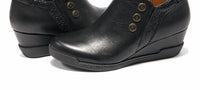 Halsa Footwear - Women's Devina Wedge Ankle Bootie