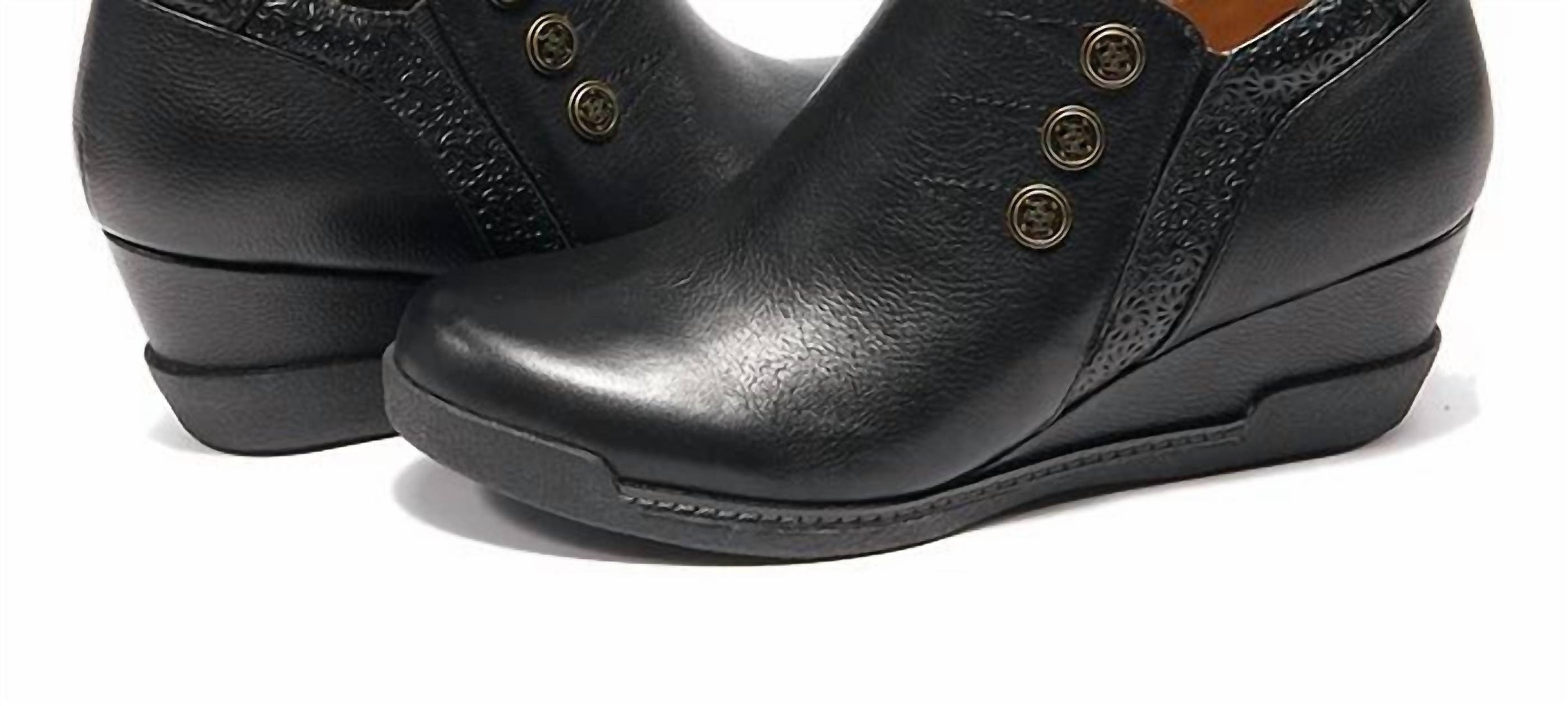 Halsa Footwear - Women's Devina Wedge Ankle Bootie