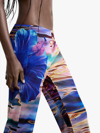 Desigual - Fluid Water Print Trousers