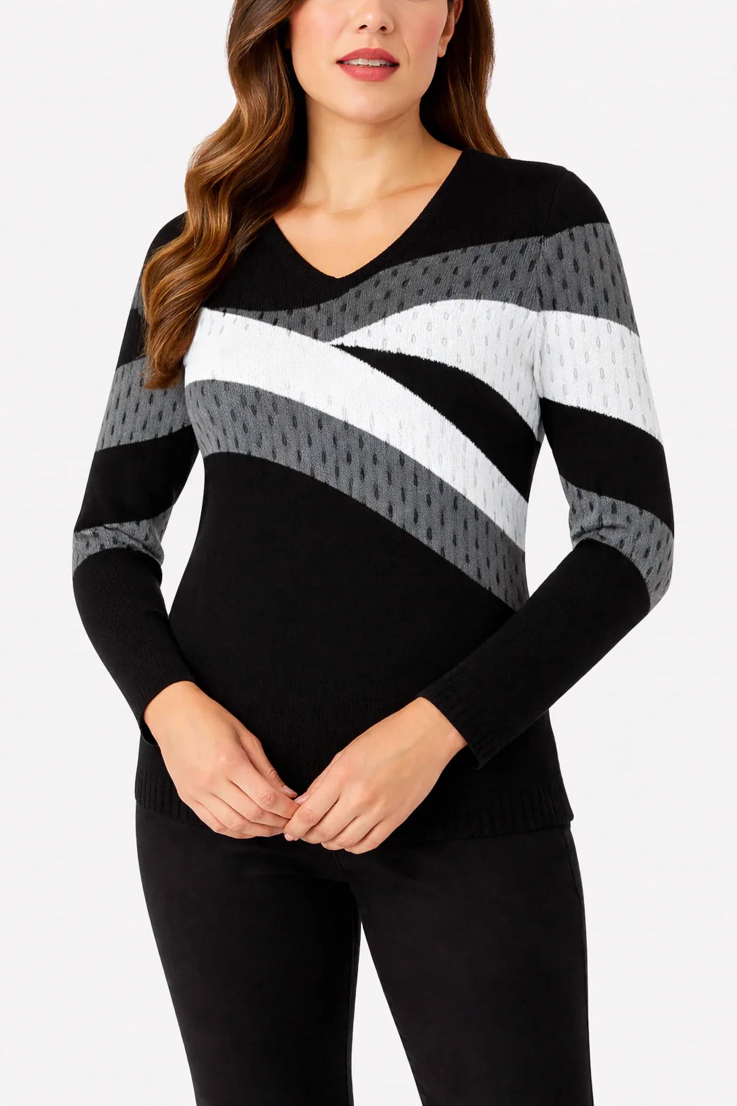Angel Apparel - Crochet Long Sleeves Top
