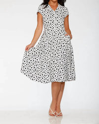 Orchid Bloom - Cat Paw Swing Dress