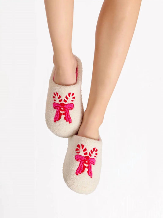 Shiraleah - Women's Candy Cane Slippers