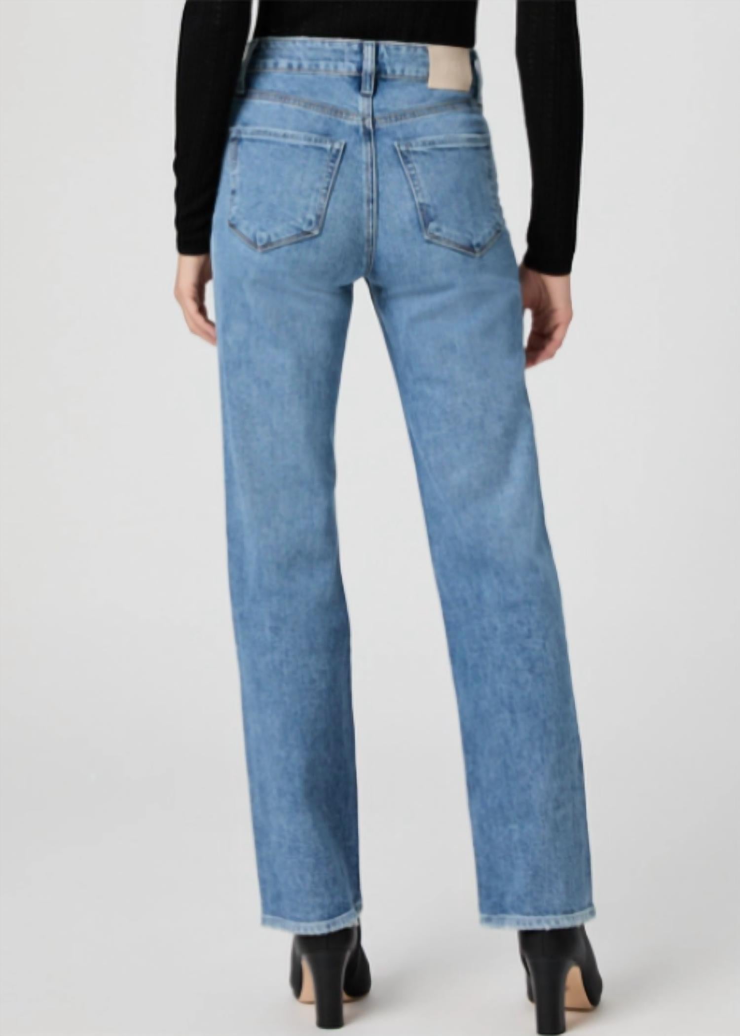 Paige - Stevie High-Rise Straight Leg Jeans - 31"