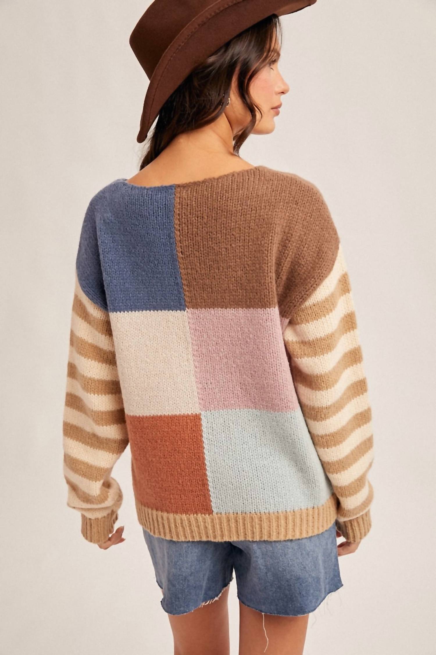 Hem & Thread - Shay Block Sweater