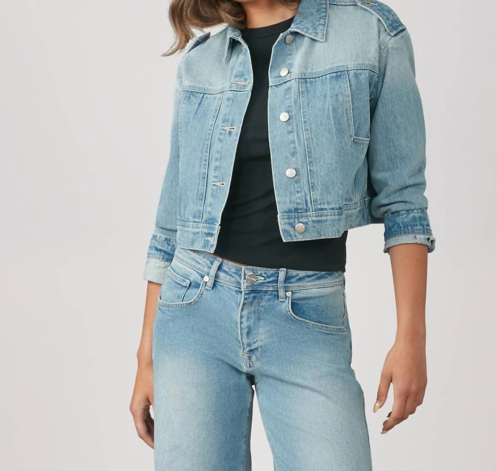 Lola Jeans - CIELO CROPPED DENIM JACKET