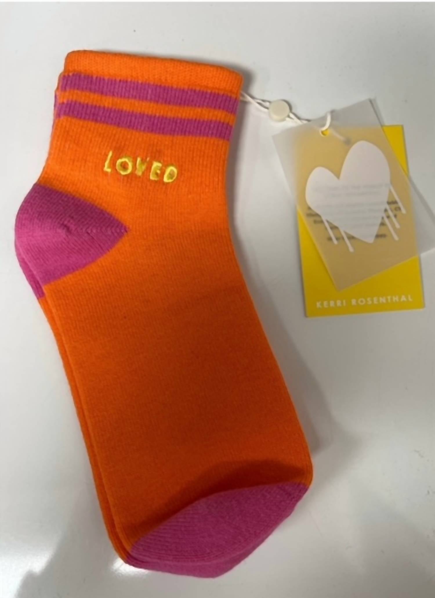 Kerri Rosenthal - Good Morning Loved Ankle Socks