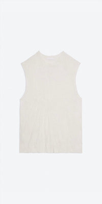 Helmut Lang - Unisex - Sleeveless Crushed Knit Top