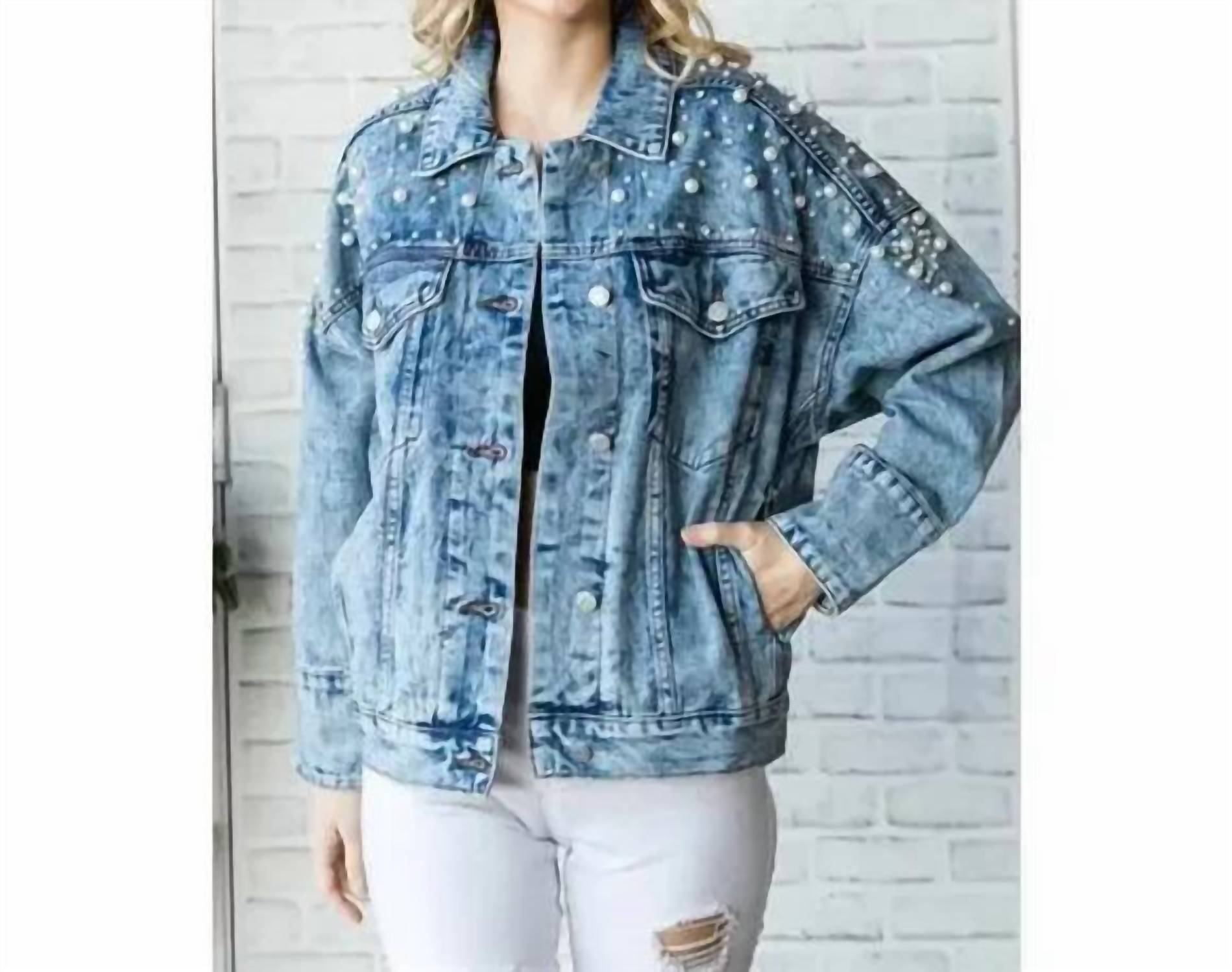 Veveret - Pearl Denim Jacket