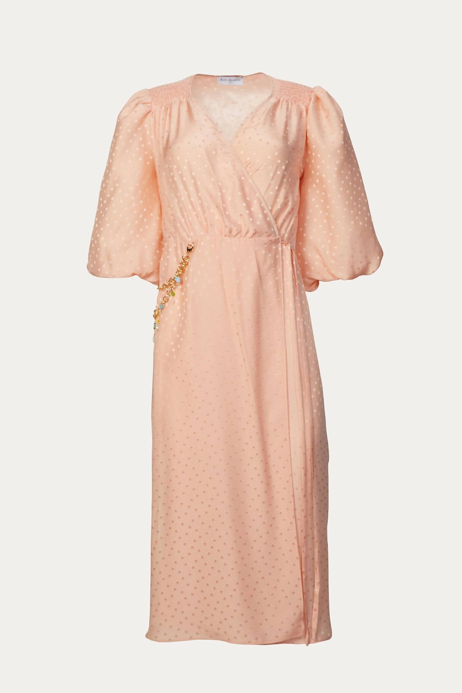 MIDI DRESS WITH CHAIN