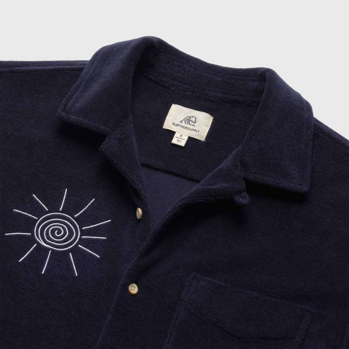 Surfside Supply - Men's Mariner Saltwater Terry Camp Collar Shirt