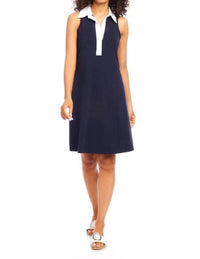 Karen Kane - Contrast Placket Mini Dress