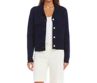 Karen Kane - Collared Sweater Jacket