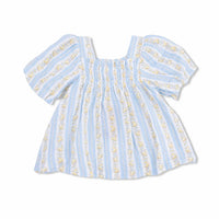 Angel Dear - Puff Sleeve Dress With Bloomer