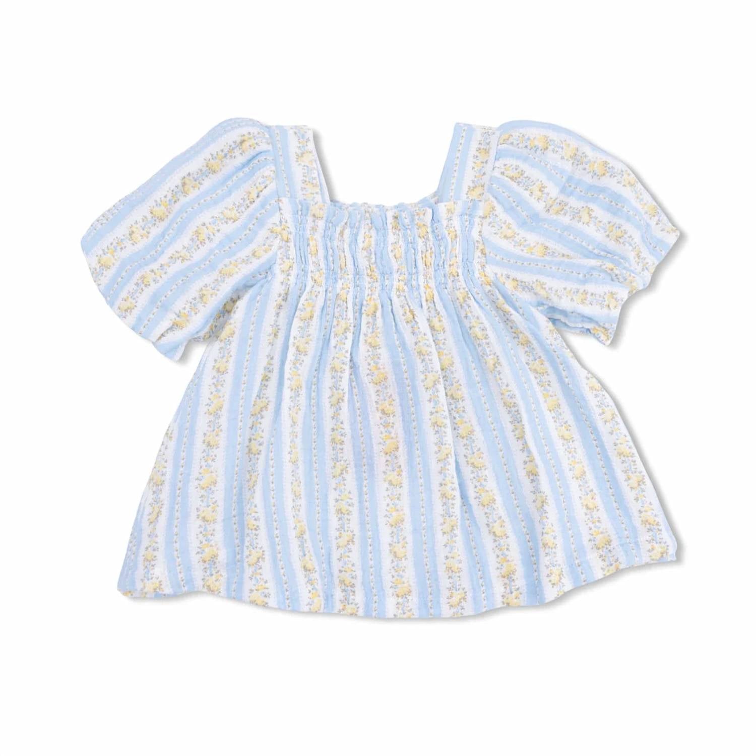 Angel Dear - Puff Sleeve Dress With Bloomer