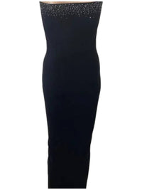 Wolford - Women’s Rhinestone Detail Waist Jersey Maxi Dress