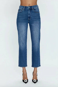 Pistola - Charlie High Rise Classic Straight Ankle Length Jeans