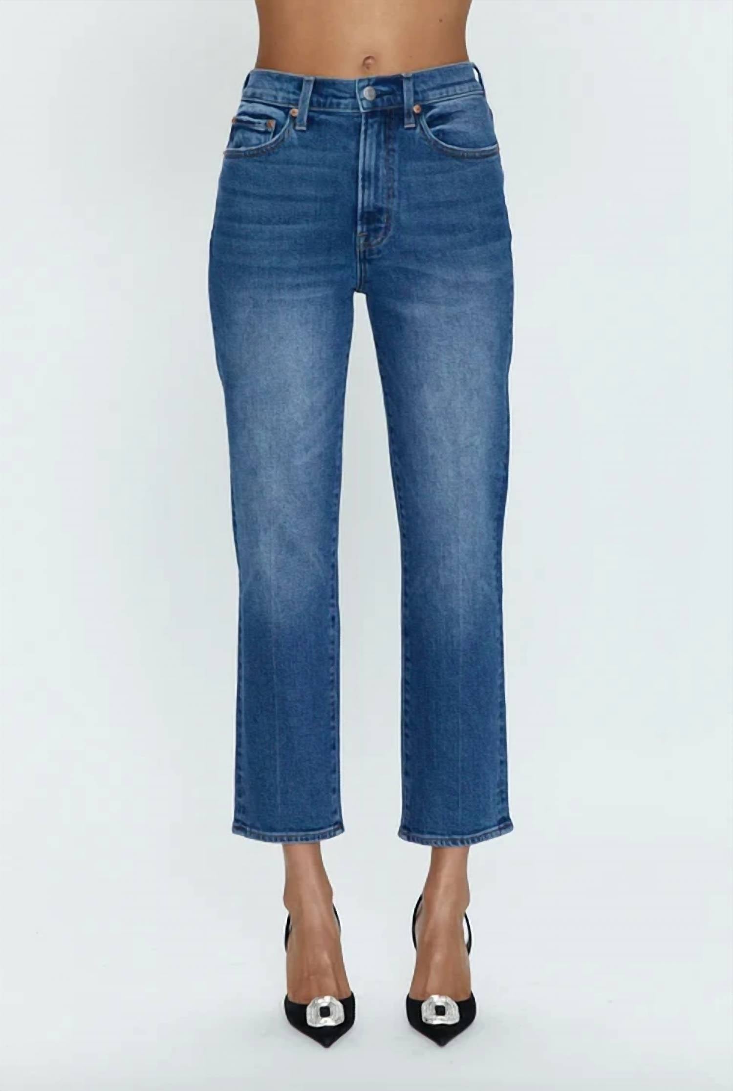 Pistola - Charlie High Rise Classic Straight Ankle Length Jeans