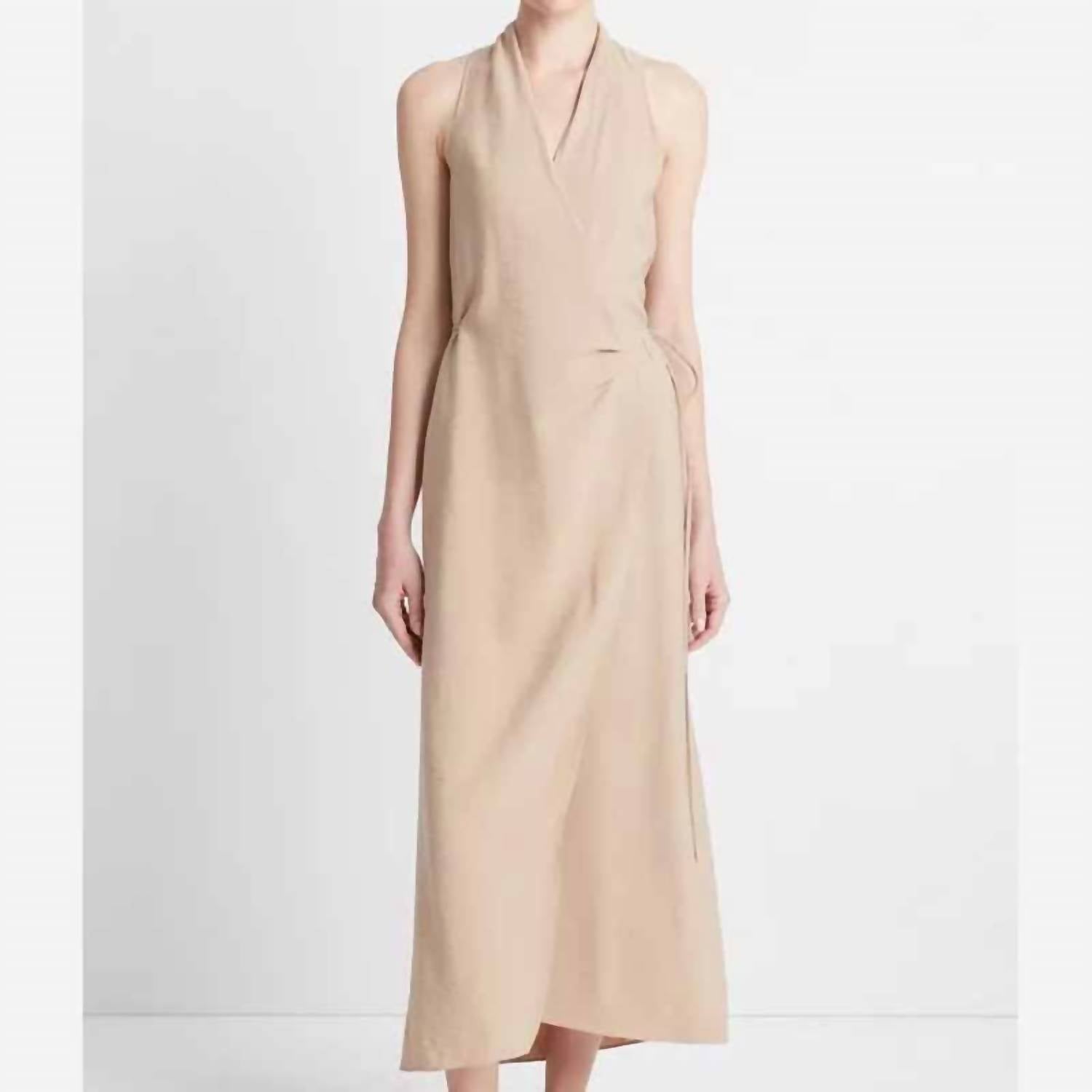 Vince - Women's Draped Neck Wrap Dress