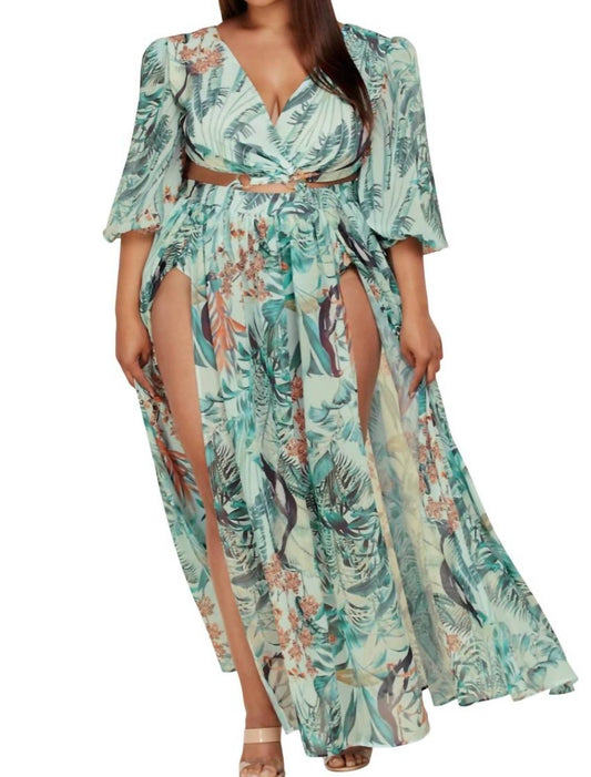 Latiste - Tropical Maxi Dress - Plus