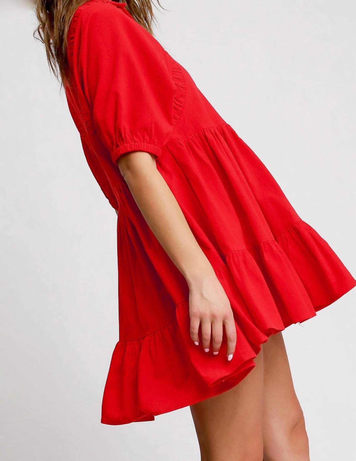 Umgee - Tiered Babydoll Dress