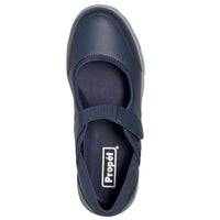 PROPET Women's Onalee Mary Jane Shoes in navy - women's flats - alternate view
