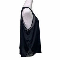 Xersion - Women's Loose Fit Sheer Athletic Textured Stripe Tank Top