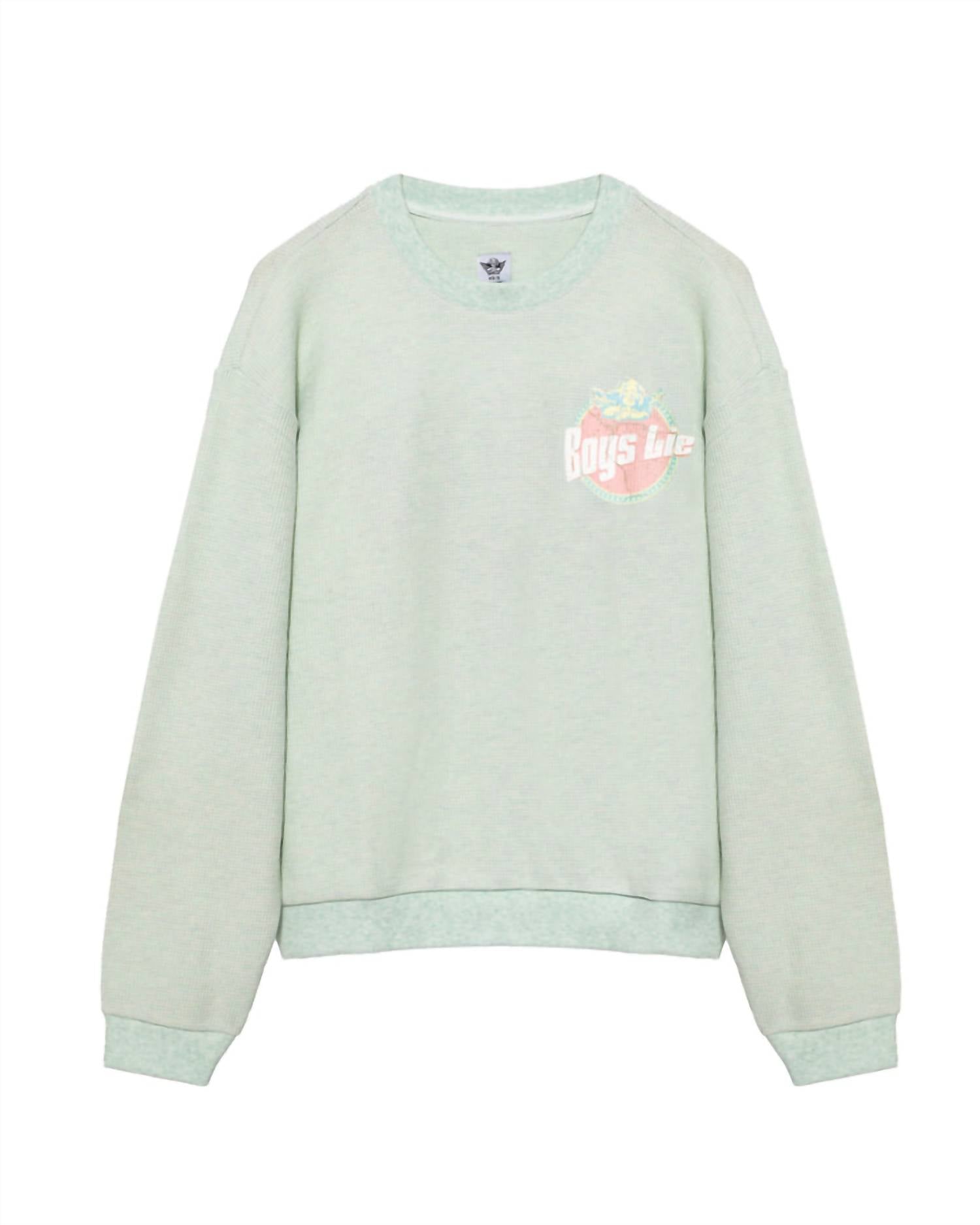 Boys Lie - Breakfast Beers Pastel Kara Crewneck Sweater
